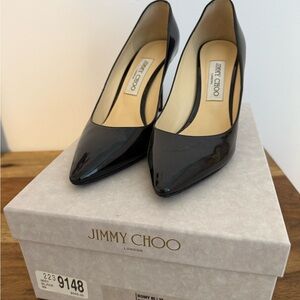 Jimmy Choo Romy black patent size 39